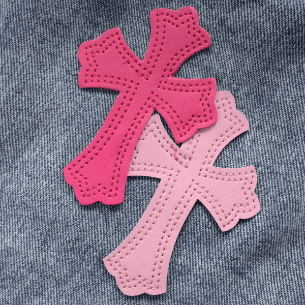 Calça Jeans Chrome Hearts Pink Cross - Imagem 6