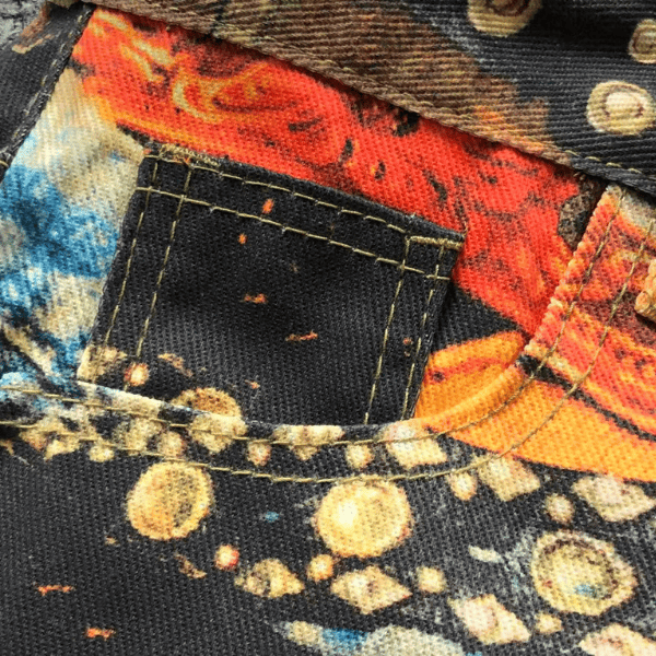 Calça Jeans Acne Studios Trompe L'Oeil Belt Print - Imagem 4