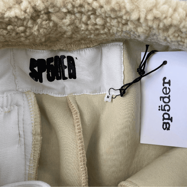 Calça Sp5der "Teddy Fleece Pant Tan" - Imagem 7