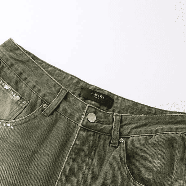 Calça Jeans Amiri Logo Painte - Imagem 3