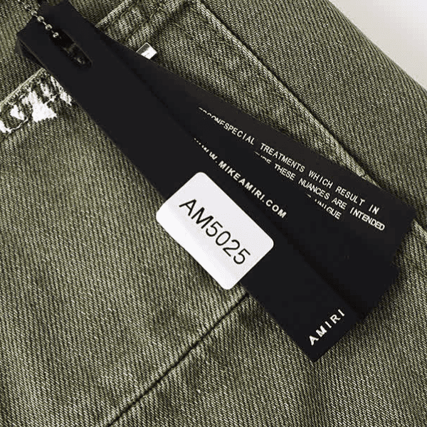 Calça Jeans Amiri Logo Painte - Imagem 5