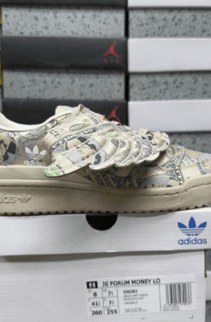 Tênis Adidas x Jeremy Scott Forum Low Wings 1.0 "Money"