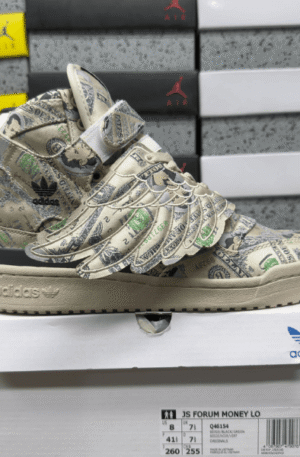 Tênis Adidas x Jeremy Scott Forum Hing Wings 1.0 "Money"