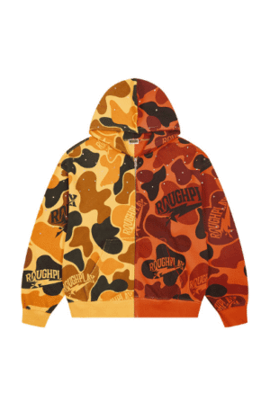 Jaqueta RoughPlay Camo Classic Logo (Laranja\Amarelo)
