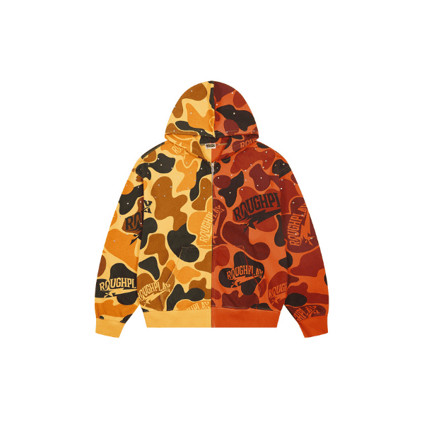 Jaqueta RoughPlay Camo Classic Logo (Laranja\Amarelo)