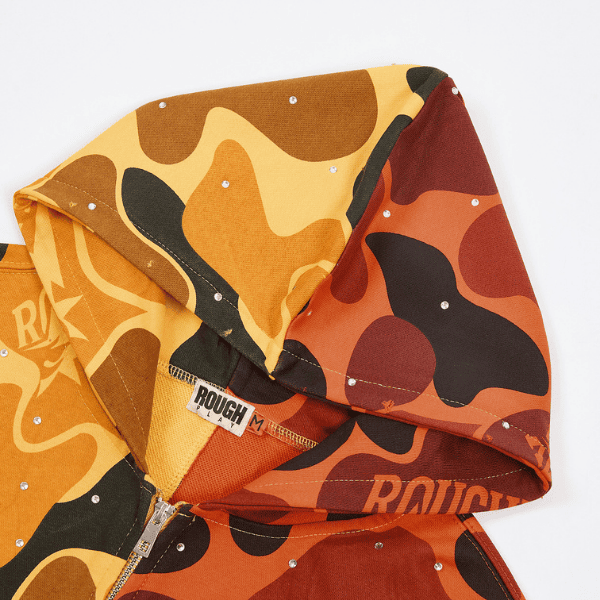 Jaqueta RoughPlay Camo Classic Logo (Laranja\Amarelo) - Imagem 3