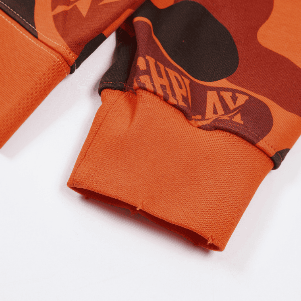 Jaqueta RoughPlay Camo Classic Logo (Laranja\Amarelo) - Imagem 4