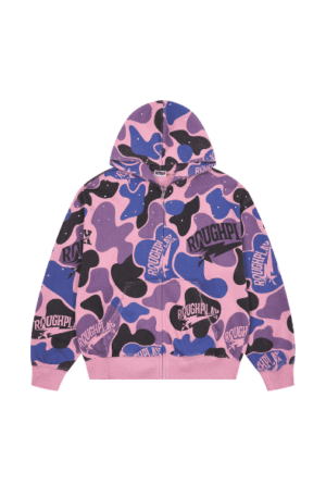 Jaqueta RoughPlay Camo Classic Logo (Rosa)