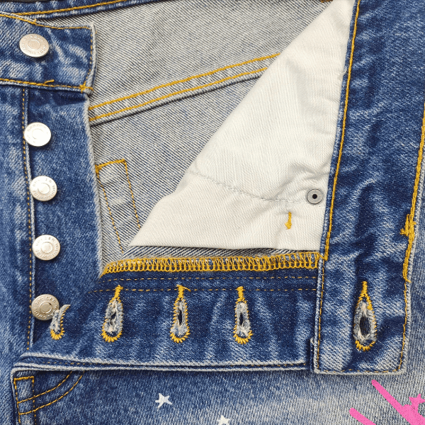 Short Sp5der Heavy Web Denim - Imagem 4
