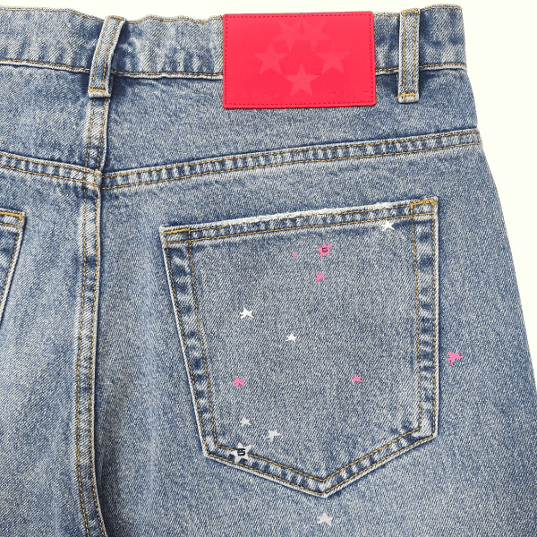 Short Sp5der Heavy Web Denim - Imagem 6