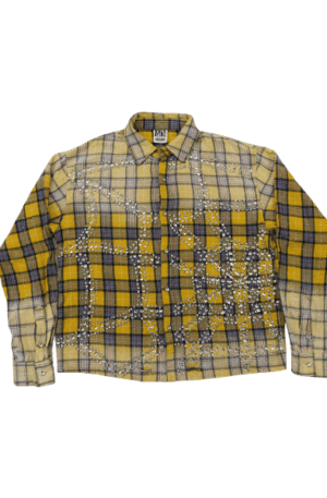 Camisa Social Manga Longa Vale Forever Valley Lemonhead Flanelada Com Strass