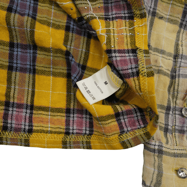 Camisa Social Manga Longa Vale Forever Valley Lemonhead Flanelada Com Strass - Imagem 5
