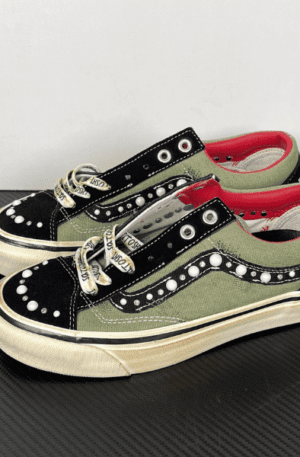 Tênis Vans OTW Old Skool Reissue 36 X Satoshi Nakamoto (Verde)