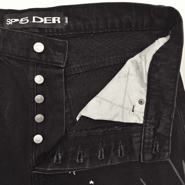 Short Sp5der Heavy Web Denim - Imagem 4