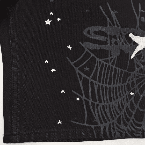 Short Sp5der Heavy Web Denim - Imagem 5