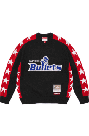 Supreme x Mitchell & Ness NBA star-intarsia