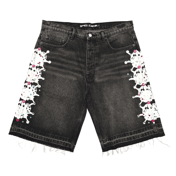 Short Sp5der Web Stone Denim - Imagem 2