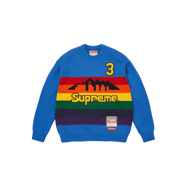 Suéter Supreme Mitchell & Ness Teams Royal Hombre