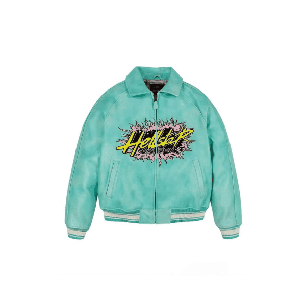 Jaqueta Varsity Hellstar x Avirex Turquoise
