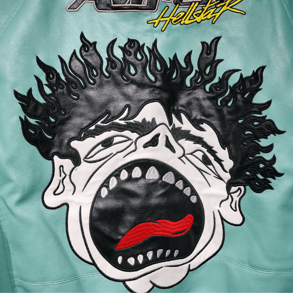 Jaqueta Varsity Hellstar x Avirex Turquoise - Imagem 5