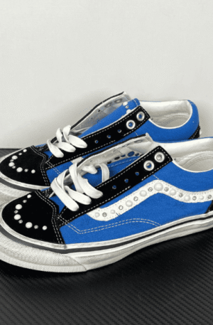 Tênis Vans OTW Old Skool Reissue 36 X Satoshi Nakamoto (Azul)