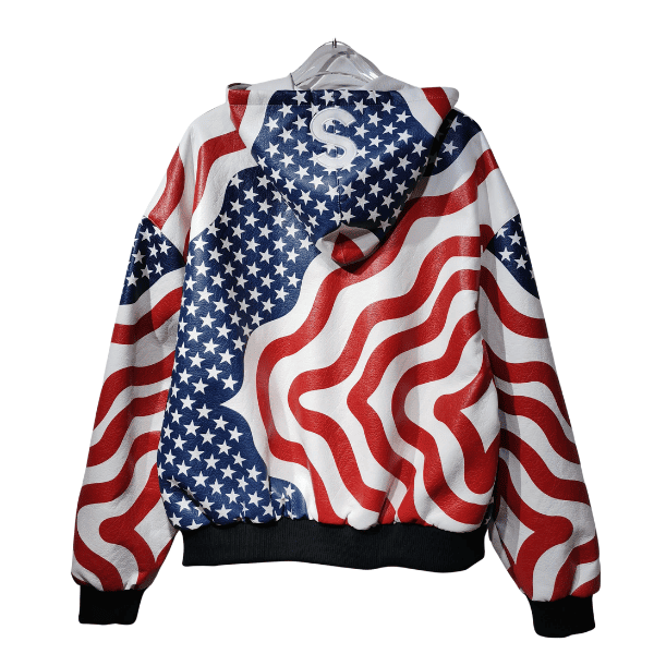 Jaqueta Couro Flag USA - Imagem 2
