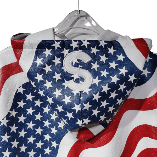 Jaqueta Couro Flag USA - Imagem 3