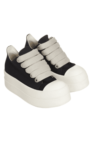 Tênis Rick Owens DRKSHDW Temple Mega Bumper Jumbolace Low