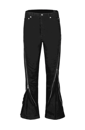 Calça Jeans Rick Owens Bolan Banana zip-detail
