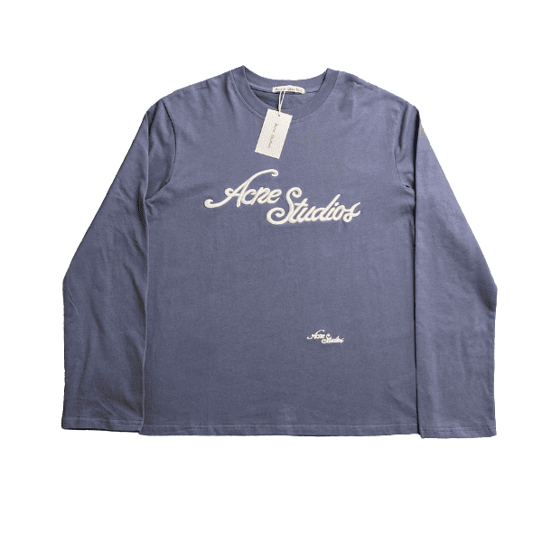 Camisa Manga Longa Acne Studios Logo Cotton Jersey - Imagem 5