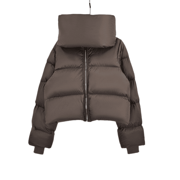 Jaqueta Puffer Rick Owens Funnel Neck - Imagem 4