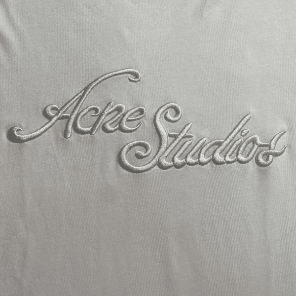 Camisa Manga Longa Acne Studios Logo Cotton Jersey - Imagem 9