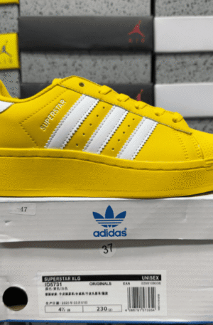 Tênis Adidas Superstar XLG (Amarelo)