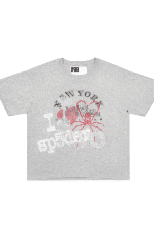 Camisa Sp5der "I Love New York" Rhinestone