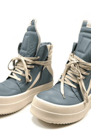 Tênis Rick Owens Geobasket High (Azul)