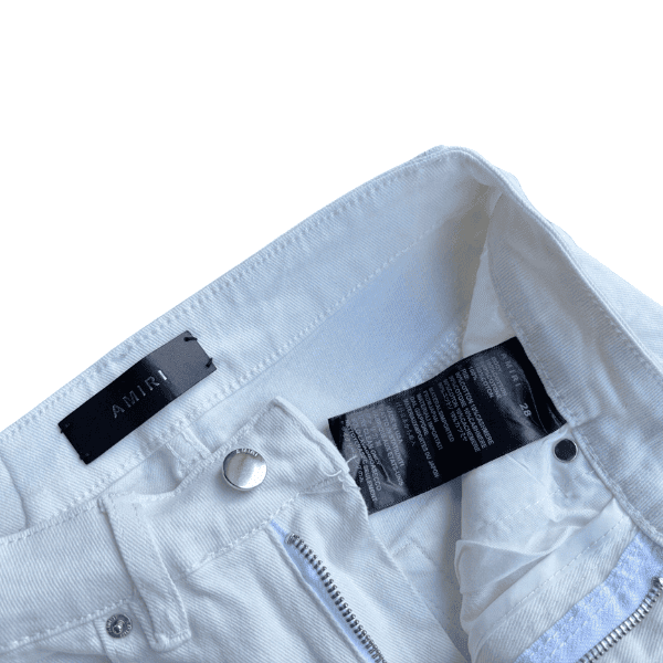 Calça Jeans Flare Amiri Branco - Imagem 3