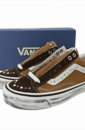 Tênis Vans OTW Old Skool Reissue 36 X Satoshi Nakamoto (Marrom)