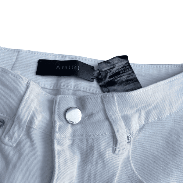 Calça Jeans Flare Amiri Branco - Imagem 5