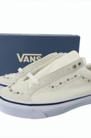 Tênis Vans OTW Old Skool Reissue 36 X Satoshi Nakamoto (All Branco)