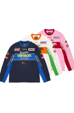 Camisa Manga Longa Supreme x Vanson Leathers L/S Top