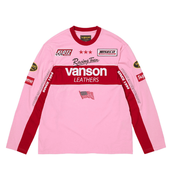 Camisa Manga Longa Supreme x Vanson Leathers L/S Top - Imagem 4