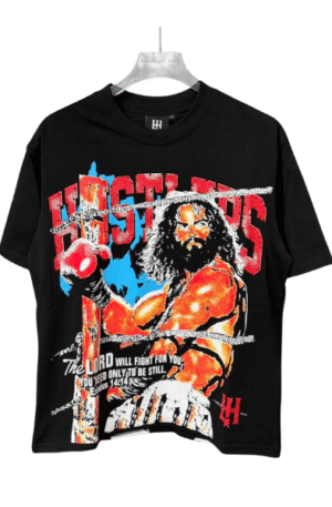 Camisa Life Hustlers Jesus King Boxing Black