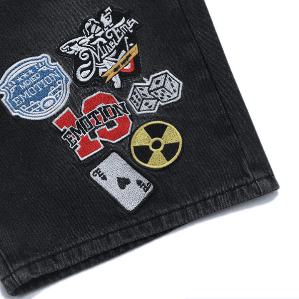 Short Mixed Emotions Danger' Patch - Imagem 4