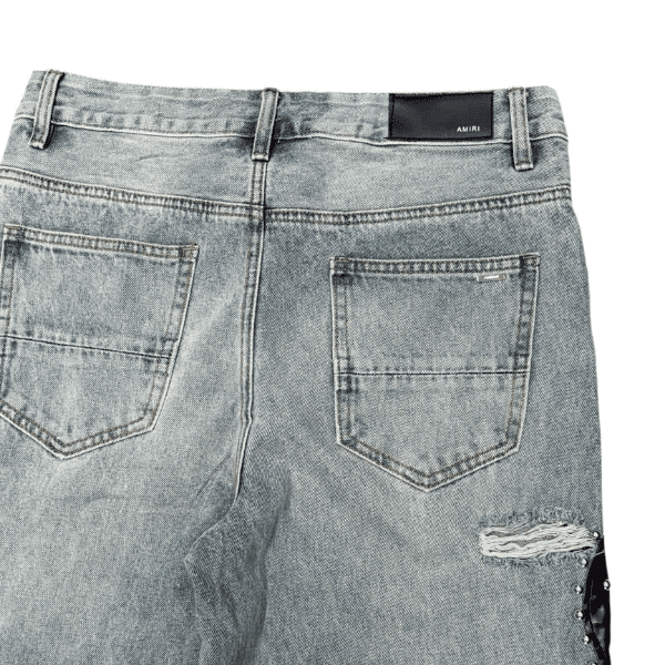 Calça Jeans Amiri Bones Studded Baggy - Imagem 6