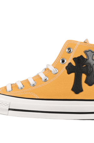 Tênis Chrome Hearts × Converse Chuck 70 Hing (Laranja)
