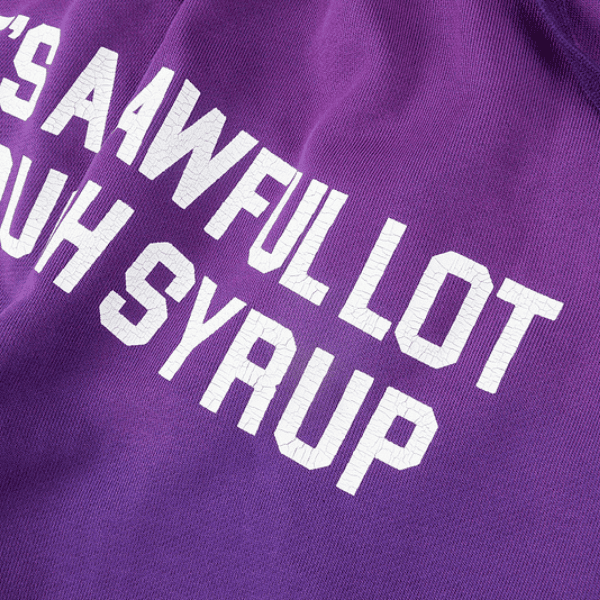 Calça Moletom That’s A Awful Lot Of Cough Syrup (Roxa) - Imagem 8