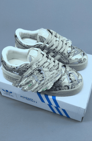 Tênis Adidas x Jeremy Scott Forum Low Wings 1.0 "Money"