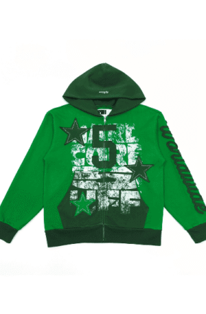 Jaqueta Sp5der Triple 5 Stitch (Verde)