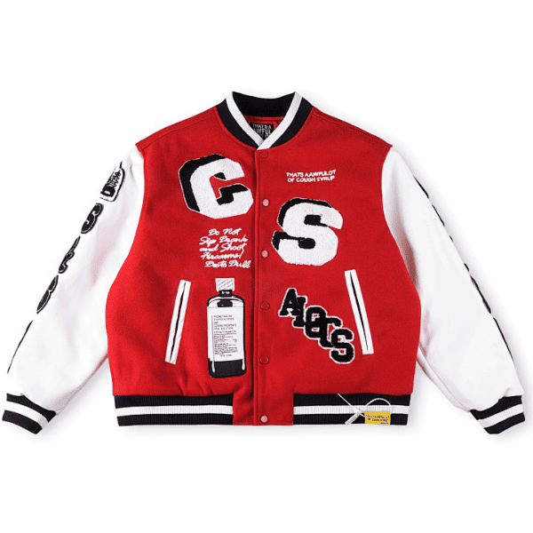 Jaqueta Varsity That's A Awful Lot Of Cough Syrup - Imagem 4