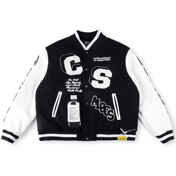 Jaqueta Varsity That's A Awful Lot Of Cough Syrup - Imagem 8